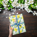 Search for yellow lemon wrapping paper Birthday party