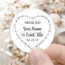 Search for floral heart wreath stickers Bridal shower