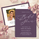 Search for mauve bridal shower invitations Minimalist