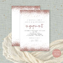 Search for rose gold engagement party invitations Engaged