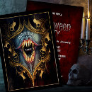 Search for fangs invitations Black