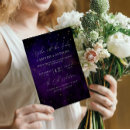 Search for black purple elegant wedding invitations Dark