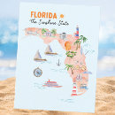 Search for florida postcards Map