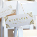 Search for reserved wedding signs Simple