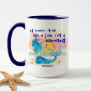 Search for watercolor mermaid mugs Sea