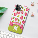 Search for red strawberry fruit iphone cases Pink