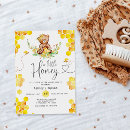 Search for little bear baby shower invitations A little honey