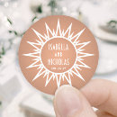 Search for copper wedding stickers Simple