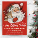 Search for santa baby invitations Retro