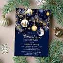 Search for navy blue christmas invitations Snowflakes