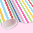 Search for rainbow stripes wrapping paper Happy birthday