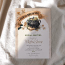 Search for witch bridal shower invitations Autumn