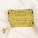 Search for gold rsvp cards Elegant