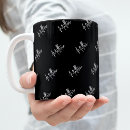 Search for black pattern mugs Unique