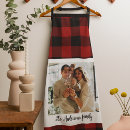 Search for checkered aprons Red buffalo plaid