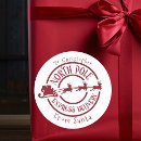 Search for postage labels North pole