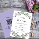 Search for lavender floral wedding invitations Purple