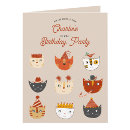 Search for cat 1st birthday invitations Party