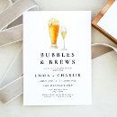Search for bubbles and brew invitations Couples shower
