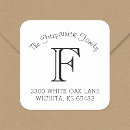 Search for monogrammed address stickers Traditional