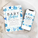Search for sweetheart baby shower invitations Blue
