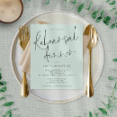 Search for mint rehearsal dinner invitations Simple