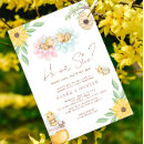 Search for what will it bee invitations Watercolor floral