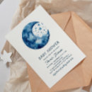 Search for moon baby shower invitations Whimsical