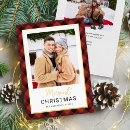 Search for red buffalo plaid christmas cards Rustic