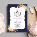 Search for navy and gold baby shower invitations Mother to be