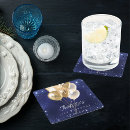 Search for glitter coasters Navy blue