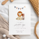 Search for lion invitations Minimalist
