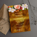 Search for faux rose gold foil invitations Floral