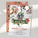 Search for exotic animals invitations Cute