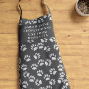Search for pet paw print aprons Pattern