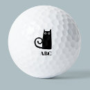 Search for good luck golf balls Black cat