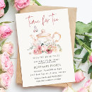 Search for teapot bridal shower invitations Time for tea