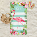 Search for flamingo beach towels Tropical