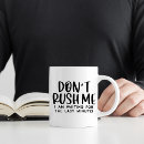 Search for rush coffee mugs Procrastinator