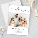 Search for elegant birth announcement cards Calligraphy