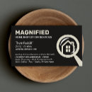 Search for magnifying glass business cards House
