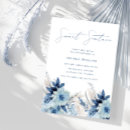 Search for blue floral sweet 16 invitations Flowers