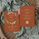 Search for burnt orange gold wedding invitations All in one