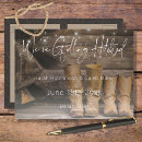 Search for cowboy save the dates String lights