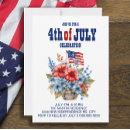 Search for red white and blue invitations Patriotic