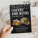 Search for beer bachelor party invitations Rustic