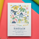 Search for boys 6th birthday invitations Dino party
