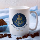 Search for gold anchor mugs Elegant