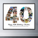 Search for 40th birthday party decor Photo collage