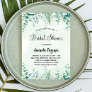 Search for enchanted forest bridal shower invitations Green